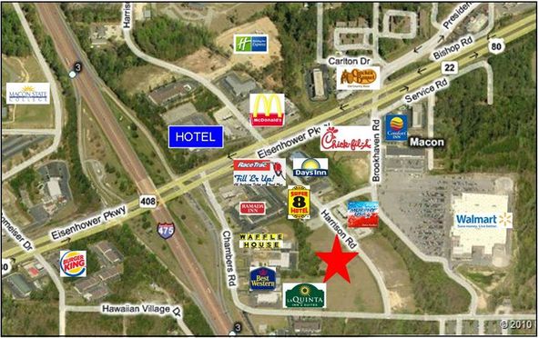Commercial Development Site: 6065 Harrison Rd, Macon, GA 31206